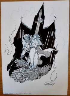 Bono, Fabio | Fabio Bono (De Rode Ridder) - Originele illustratie voor de ex-libris van album 272. - (2021) | Catawiki