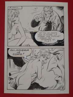 Leone Frollo | Terror n. 8 - L. Frollo - original page "Le salaire du malin" - Page volante - Exemplaire unique - (1971) | Catawiki