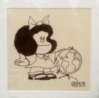 Quino - Quino - Original drawing - Mafalda