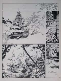 Crisse, Didier | Crisse, Didier - Planche originale - L’Épée de cristal T2 - Le Regard de Wenlok - (1991) | Catawiki