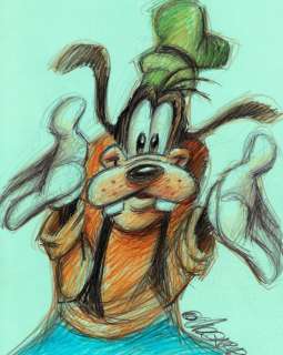 Joan Vizcarra | Goofy, What’s Up? - Original Drawing - Joan Vizcarra | Catawiki