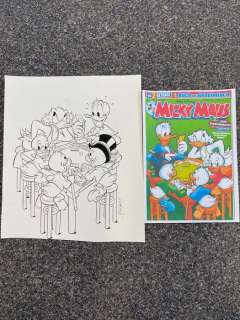 Ray Nicholson | Donald Duck - Original Disney Donald Duck and friends ink drawing~Ray Nicholson~ - Exemplaire unique | Catawiki