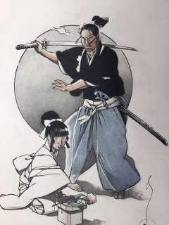 Michetz, Marc | Michetz, Marc - Dessin original couleur - Un rendez-vous intime avec Kogaratsu | Catawiki