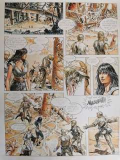 Paolo Eleuteri Serpieri | Druuna, Delta, Charlie #11 - P. E. Serpieri - Acquerello originale su stampa - Page volante - (1990) | Catawiki