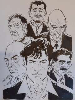 Luca Raimondo | Dylan Dog - L. Raimondo illustrazione originale "Il mondo di Dylan" firmata - Page volante - Exemplaire unique - (2020) | Catawiki