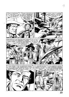 Lucio Filippucci | Tex n. 631 - L.Filippucci - Tavola Originale "L’oro dei monti San Juan" - Page volante - Exemplaire unique - (2015) | Catawiki