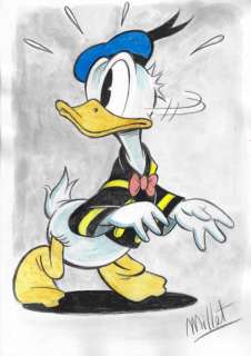 Millet | Donald Duck - Millet - Original Drawing | Catawiki