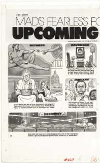 169: Kurtzman Elder MAD #267 2pgs original comic art | Russ Cochran