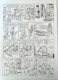 Cromheecke, Luc | Cromheecke, Luc - Originele pagina - Nero - De Toet van Tut - (2020) | Catawiki