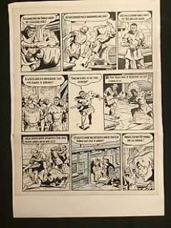 Willy Vandersteen / Karel Verschuere | Willy Vandersteen / Karel Verschuere - De Rode Ridder 4 - Originele pagina (p.2) - De parel van Bagdad - Page volante - (1960) | Catawiki