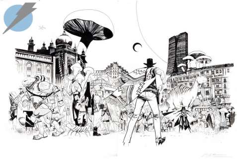 Mike Huddleston - decorum issue 2 page cover