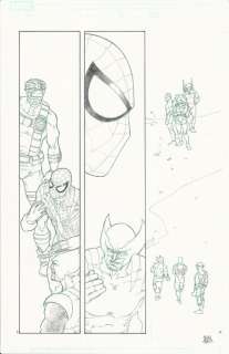 Mario Alberti | Spider-Man, X-Men Vol 1 #3 - Mario Alberti - tavola originale - Page volante - (2009) | Catawiki