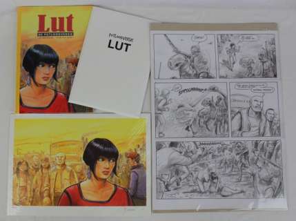 Bosschaert, Jan | Bosschaert, Jan - Originele pagina + boek + prent + mapje prenten - Lut - (2019) | Catawiki