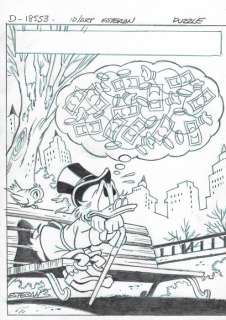Esteban | Esteban - Original Coversketch - Scrooge McDuck - Size: 21 x 29,5 cm. | Catawiki