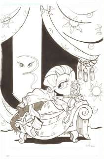 Amy Mebberson - my little pony: friendship is magic, rarity one-shot cover - idw - 2013 signed