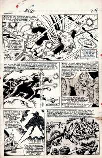 Bill Everett - strange tales #150 p 9 (dr strange, clea, kaluu, mindless ones! ) large art - 1966