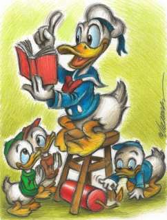 Joan Vizcarra | Donald Duck & His Nephews - Dewey’s Prank! - Original Drawing - Joan Vizcarra | Catawiki