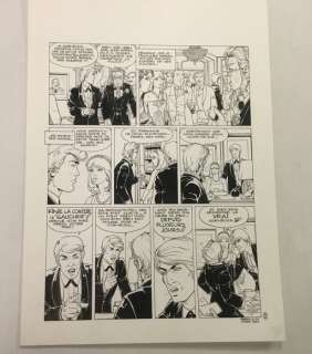 Ferry | Ric Hochet - Planche originale (p.11) - Le Jugement de Dieu - Hommage Ã  Ric Hochet par Ferry (1985) | Catawiki