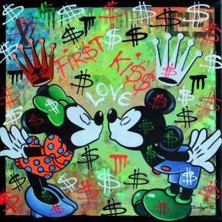 Brisan Gabriel(1967) | Brisan Gabriel(1967) - Conceptual Tribute Art -" First Kiss" (2021) | Catawiki