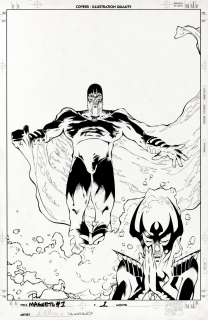Tim Townsend Adam Pollina - Magneto: Dark Seduction #1 Unpublished Cover (Magneto & Polaris!) 2000