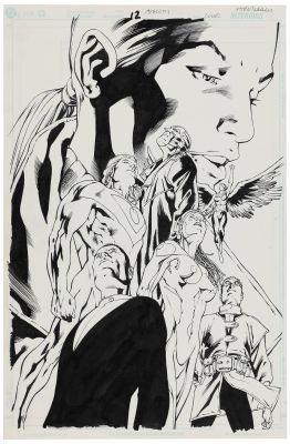 Bryan Hitch, Paul Neary - The Authority #12 Original Comic Art - 11 x 17 | Goldin