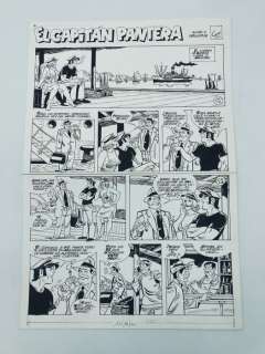 Carrillo | Carrillo - 8x Original page - El CapitÃ¡n Pantera - La Banda de Horiguchi - (1987) | Catawiki