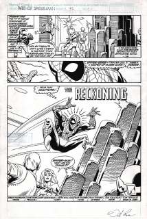Al Milgrom Dave Ross Keith Williams - Web of spider-man #72 p 1 splash (1990)