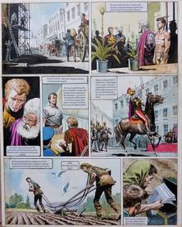 Lawrence, Don | Lawrence, Don - Originele pagina in kleur - Trigië - De Reuzen Ibis plant - (1975) | Catawiki