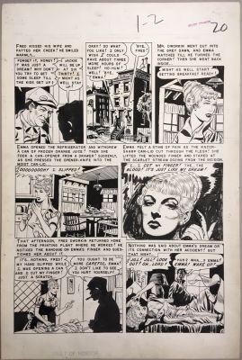 Joe Orlando | Vault of Horror 24 (1952) Impressed by a nightmare Page 2 | Thornbush Art