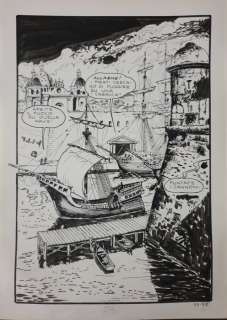 Milo Manara | Milo Manara, Jolanda n. 43 - Planche originale page 78 - Page volante - EO - (1973) | Catawiki