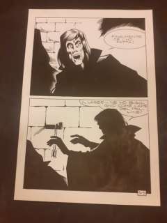 Magnus | Magnus, Satanik n. 50 - Tavola originale "La stirpe dei vampiri" - Page volante - Exemplaire unique - (1966) | Catawiki