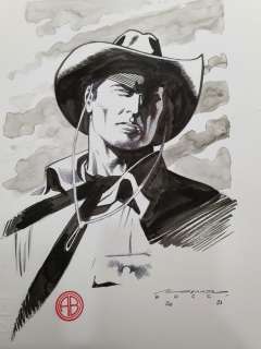Alessandro Bocci - Tex - Tex disegno originale di Alessandro Bocci