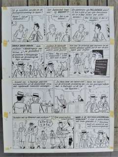 Pom (Jozef Van Hove) | Pom (Jozef van Hove) - Originele pagina (p.3) Piet Pienter en Bert Bibber 19 - Herrie om Carolus Magnus - (1963) | Catawiki