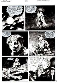 Maurizio Dotti | Dampyr n. 33 - Maurizio Dotti 5x Tavole Originali "Sotto il vulcano" - Page volante - Exemplaire unique - (2002) | Catawiki