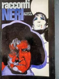 Mauro Rostagno, Pier Carpi | Mauro Rostagno, Pier Carpi - Racconti Neri - Page volante - Exemplaire unique - (1971) | Catawiki