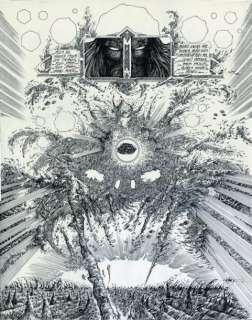 Druillet Philippe | Yragael ou la fin des temps Encre de Chine pour la planche | Millon