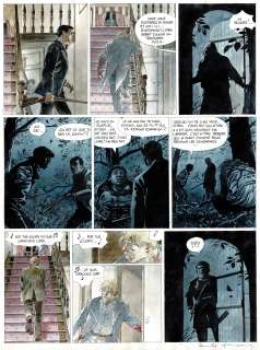 Hermann | Lune de Guerre, planche originale à l’aquarelle pour cet album paru en 2000 chez Dupuis. | Septimus