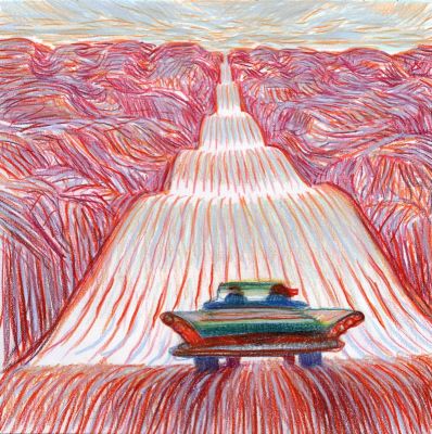 Lorenzo Mattotti | On The Road XV, 2023 | Philippe Labaune Gallery