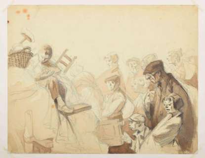 [Original comic art] Georges van Raemdonck (1888-1966) - Refugees | Zwiggelaar Auctions