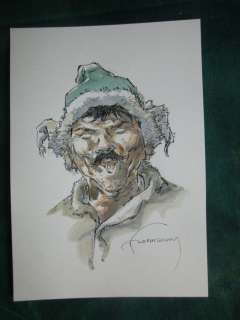 Hermann | Hermann - Dessin original couleur - Bernard Prince T11 - Koubhak | Catawiki