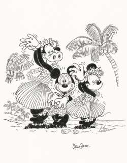 Silvia Ziche | Topolino #3064 - Silvia Ziche - cover originale firmata - Page volante - Exemplaire unique - (2014) | Catawiki