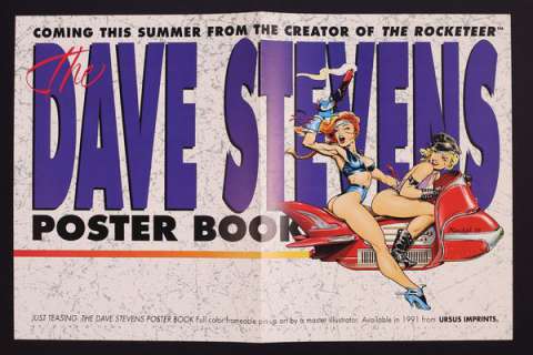 Dave Stevens’ Just Teasing Promotional Poster | mycomicshop.com