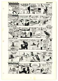 Gould - DICK TRACY, Daily Proofs (02/25~03/01/1957) | Russ Cochran