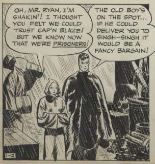 54: Caniff Terry and the Pirates 1/2/40 original art | Russ Cochran