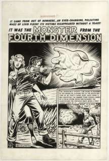 128: Al Feldstein, splash Weird Science #7 original art | Russ Cochran