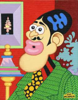 Skip Williamson - Snappy sammy smoot painting