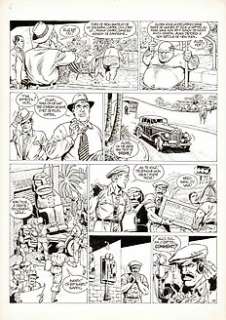 Mitton, Jean-Yves - Mitton, Jean-Yves - Originele pagina - Bloed en Stilte 6 (De Silence et de Sang) - Omerta - (1992)