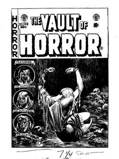 Craig - THE VAULT OF HORROR #39 Cover, Original (1954) (Closing Thursday, October 29th) | Russ Cochran