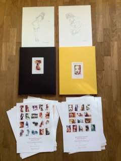 Giovanna Casotto | Giovanna Casotto - Portfoli Watererotics Girls/Watererotic Girls 2 con due disegni originali - Page volante - EO - (2020) | Catawiki