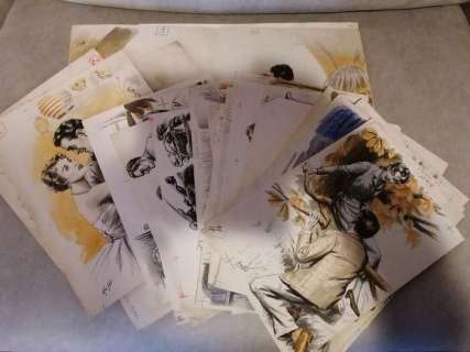 D. Gobbi | Dario Gobbi - 30x illustrazioni originali - Page volante - Exemplaire unique - (1950/1955) | Catawiki